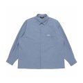 LQQK STUDIO (SOFT TYPEWRITER SNAP BUTTON SHIRT) BLUE
