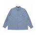 画像1: LQQK STUDIO (SOFT TYPEWRITER SNAP BUTTON SHIRT) BLUE (1)