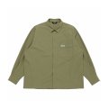 LQQK STUDIO (SOFT TYPEWRITER SNAP BUTTON SHIRT) GREEN