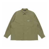 LQQK STUDIO (SOFT TYPEWRITER SNAP BUTTON SHIRT) GREEN