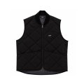 LQQK STUDIO (CORDURA NYLON QUILTED ZIP VEST) BLACK
