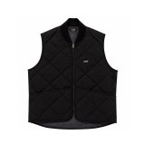 LQQK STUDIO (CORDURA NYLON QUILTED ZIP VEST) BLACK