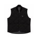 画像1: LQQK STUDIO (CORDURA NYLON QUILTED ZIP VEST) BLACK (1)