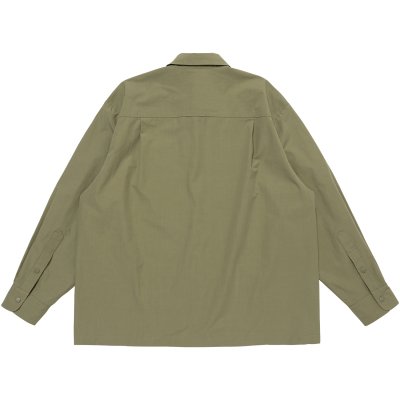 画像2: LQQK STUDIO (SOFT TYPEWRITER SNAP BUTTON SHIRT) GREEN