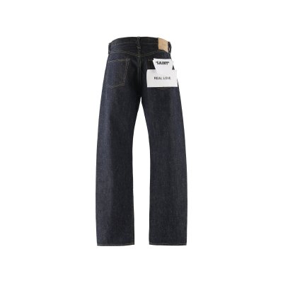 画像1: SAINT Mxxxxxx (BBJ_5 PKT DENIM PANTS_REGID) BLUE
