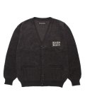 WACKO MARIA (MOHAIR CARDIGAN) CHARCOAL