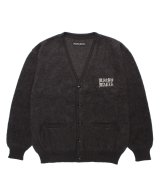 WACKO MARIA (MOHAIR CARDIGAN) CHARCOAL