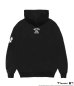 画像2: WACKO MARIA (MLB / HEAVY WEIGHT HOODED SWEAT SHIRT TYPE-1) BLACK (2)