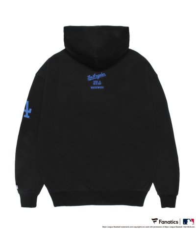 画像2: WACKO MARIA (MLB / HEAVY WEIGHT HOODED SWEAT SHIRT TYPE-2) BLACK