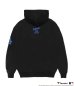 画像2: WACKO MARIA (MLB / HEAVY WEIGHT HOODED SWEAT SHIRT TYPE-2) BLACK (2)