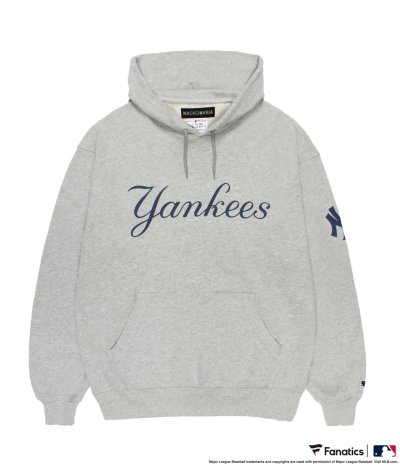 画像1: WACKO MARIA (MLB / HEAVY WEIGHT HOODED SWEAT SHIRT TYPE-1) GRAY