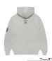 画像2: WACKO MARIA (MLB / HEAVY WEIGHT HOODED SWEAT SHIRT TYPE-1) GRAY (2)