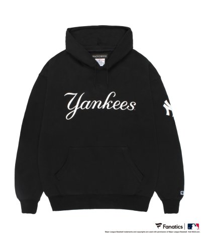 画像1: WACKO MARIA (MLB / HEAVY WEIGHT HOODED SWEAT SHIRT TYPE-1) BLACK