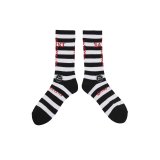 SAINT Mxxxxxx (SOCKS_BORDER) BLK-WHITE