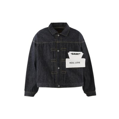 画像1: SAINT Mxxxxxx (BBJ_DENIM JACKET 1st_REGID) BLUE