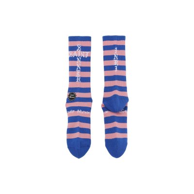 画像2: SAINT Mxxxxxx (SOCKS_BORDER) BLUE-PINK