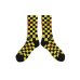 画像1: SAINT Mxxxxxx (SOCKS_CHECK) BLK-YELLOW (1)