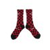画像1: SAINT Mxxxxxx (SOCKS_CHECK) BLK-RED (1)