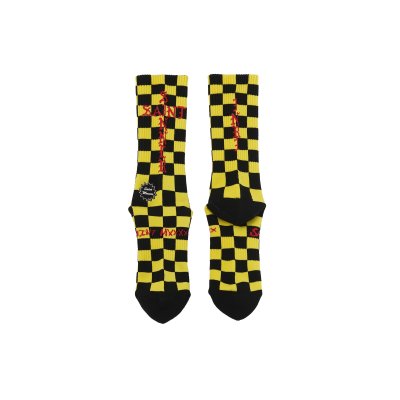 画像2: SAINT Mxxxxxx (SOCKS_CHECK) BLK-YELLOW