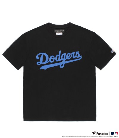 画像1: WACKO MARIA (MLB / CREW NECK T-SHIRTS TYPE-2) BLACK