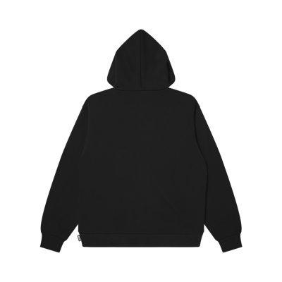 画像2: BLACK EYE PATCH (SMALL OG LABEL KOBE TERRY ZIP HOODIE) BLACK