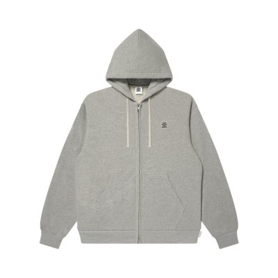 画像1: BLACK EYE PATCH (SMALL OG LABEL KOBE TERRY ZIP HOODIE) H.GRAY