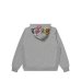 画像3: BLACK EYE PATCH (ASSORTED LABELS EMBROIDERED HOODIE) H.GRAY (3)