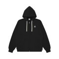 BLACK EYE PATCH (SMALL OG LABEL KOBE TERRY ZIP HOODIE) BLACK