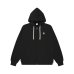 画像1: BLACK EYE PATCH (SMALL OG LABEL KOBE TERRY ZIP HOODIE) BLACK (1)