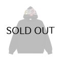 BLACK EYE PATCH (ASSORTED LABELS EMBROIDERED HOODIE) BLACK