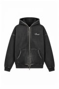 BREATH (FADE ZIP HOODIE) BLACK