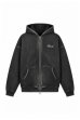 画像1: BREATH (FADE ZIP HOODIE) BLACK (1)