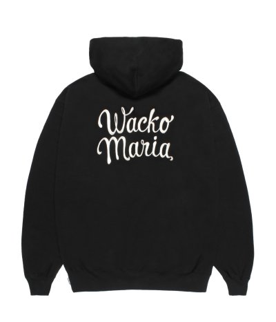 画像2: WACKO MARIA (HEAVY WEIGHT FULL ZIP HOODED SWEAT SHIRT) BLACK