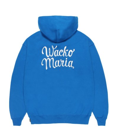 画像2: WACKO MARIA (HEAVY WEIGHT FULL ZIP HOODED SWEAT SHIRT) BLUE
