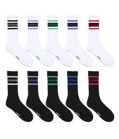 画像1: WACKO MARIA (SKATER SOCKS TYPE-2) 10 COLORS