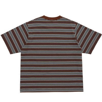 画像2: LQQK STUDIO (MULTI BORDER TEE SEXHIPPIES COLLABORATION) BROWN