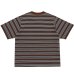画像2: LQQK STUDIO (MULTI BORDER TEE SEXHIPPIES COLLABORATION) BROWN (2)