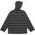 画像2: LQQK STUDIO (MULTI BORDER HOODED L/S TEE SEXHIPPIES COLLABORATION) BLACK (2)