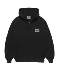 WACKO MARIA (HEAVY WEIGHT FULL ZIP HOODED SWEAT SHIRT) BLACK