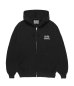 画像1: WACKO MARIA (HEAVY WEIGHT FULL ZIP HOODED SWEAT SHIRT) BLACK (1)