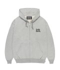 WACKO MARIA (HEAVY WEIGHT FULL ZIP HOODED SWEAT SHIRT) GRAY