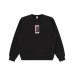 画像1: BLACK EYE PATCH (HWC GESTURE LABEL CREW SWEAT) BLACK (1)