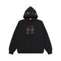 BLACK EYE PATCH (PLAID FLANNEL OG LABEL HWC HOODIE) BLACK