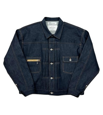 画像1: DAIRIKU ("RIGID" 2PKT DENIM JACKET) INDIGO