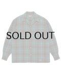 WACKO MARIA (PENDLETON  WOOL OMBRE CHECK OPEN COLLAR SHIRT L/S TYPE-1) ONE