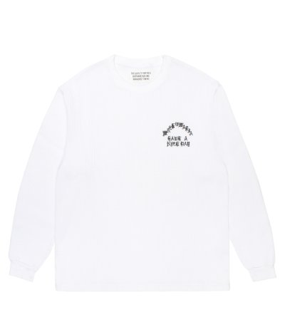 画像1: WACKO MARIA (THERMAL SHIRT) WHITE
