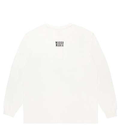 画像2: WACKO MARIA (HEALTHKNIT HENRY NECK LONG DLEEVE T-SHIRT) WHITE