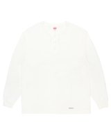 WACKO MARIA (HEALTHKNIT HENRY NECK LONG DLEEVE T-SHIRT) WHITE