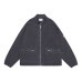 画像1: C.E (WASHED COTTON CANVAS ZIP JACKET) BLACK (1)