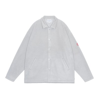 画像1: C.E (FLEECE SNAP SHIRT) GREY